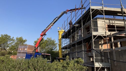 casa in costruzione